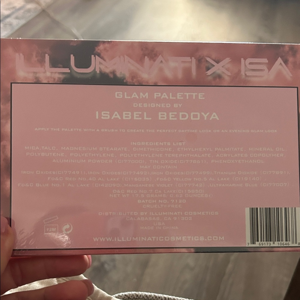 Illuminati x ISA Glam Palette - Radiant. Designed by Isabel Bedoya NEW